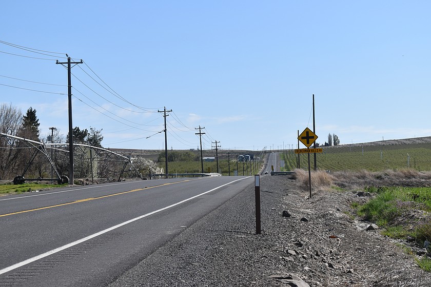 A new power line between Wanapum Dam and Quincy, across property along Frenchman Hills Road, is one way the Grant County PUD is trying to answer requests for its electricity.