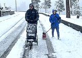 Mid-March snowfall a welcome sight for many in Coeur d'Alene