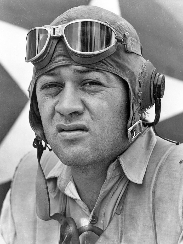 Pappy Boyington (undated photo).