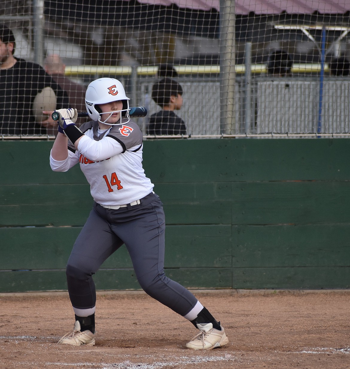 Ephrata’s Ella Piturachsatit steps up to bat during Tuesday afternoon’s game against Wenatchee.