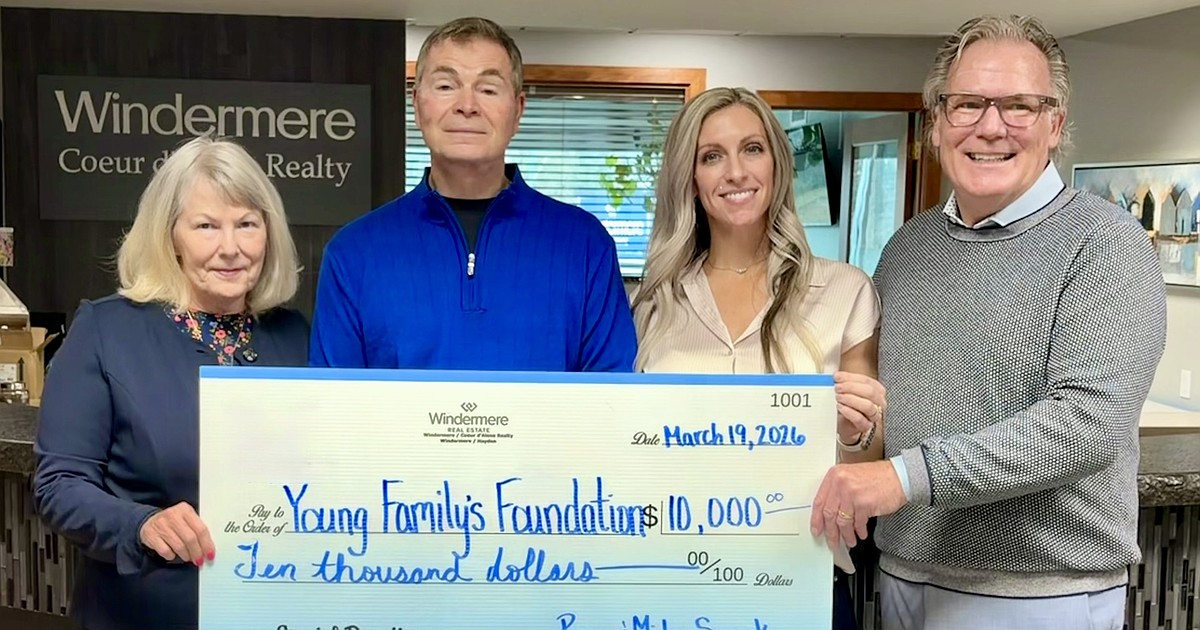 Smocks give $10,000 to Young Family’s Foundation of North Idaho