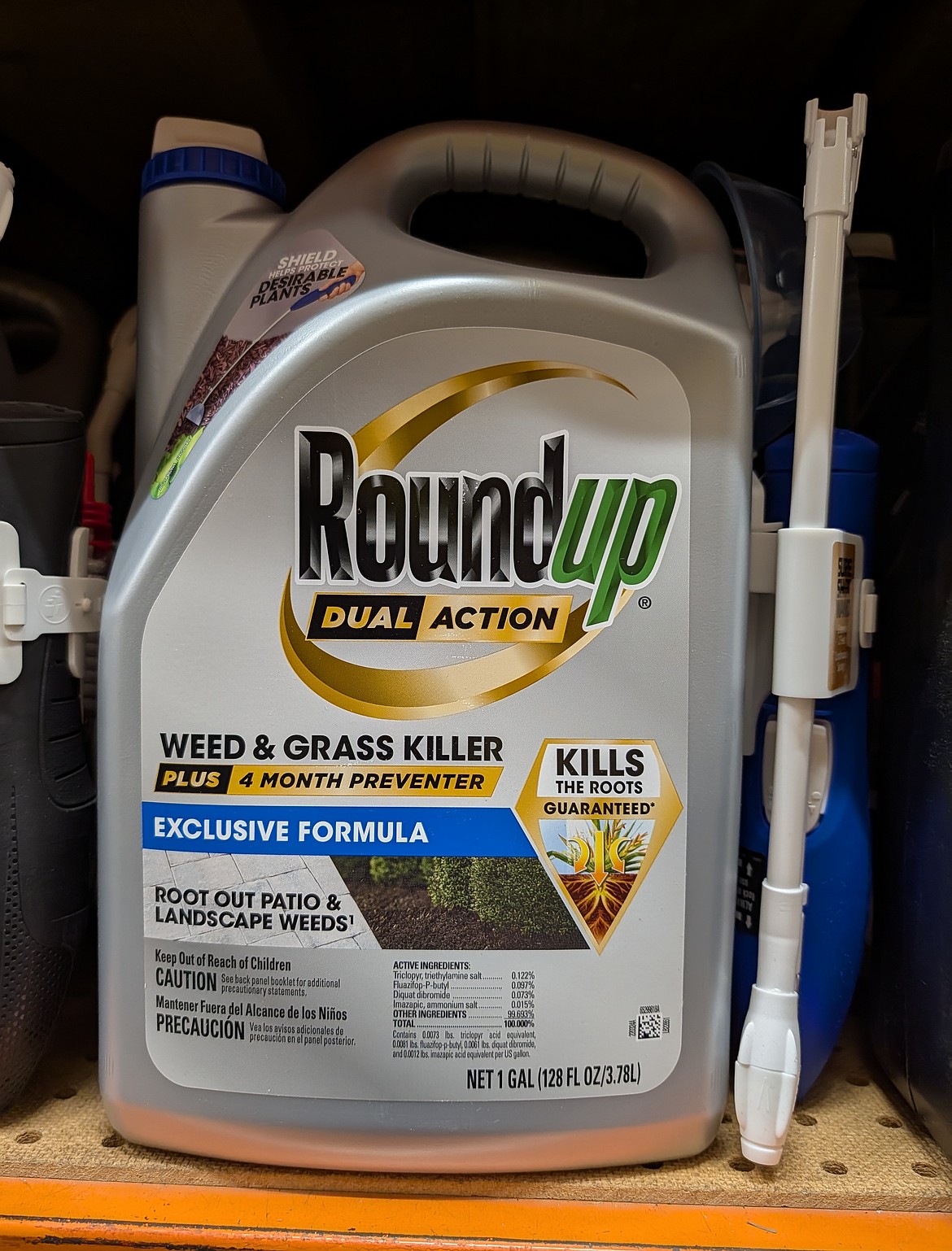 Areas treated with this product should not be seeded or planted for several months, and nearby desirable plants may be affected if the product moves through the soil or root zones.