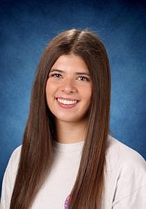 Courtesy photo
Junior track and field athlete Rylie Gump is this week's Post Falls High School Athlete of the Week. Rylie broke the school record in the javelin with a throw of 94 feet, 5 inches at the Lewiston Invitational last weekend.