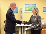 Governor honors Job Service manager