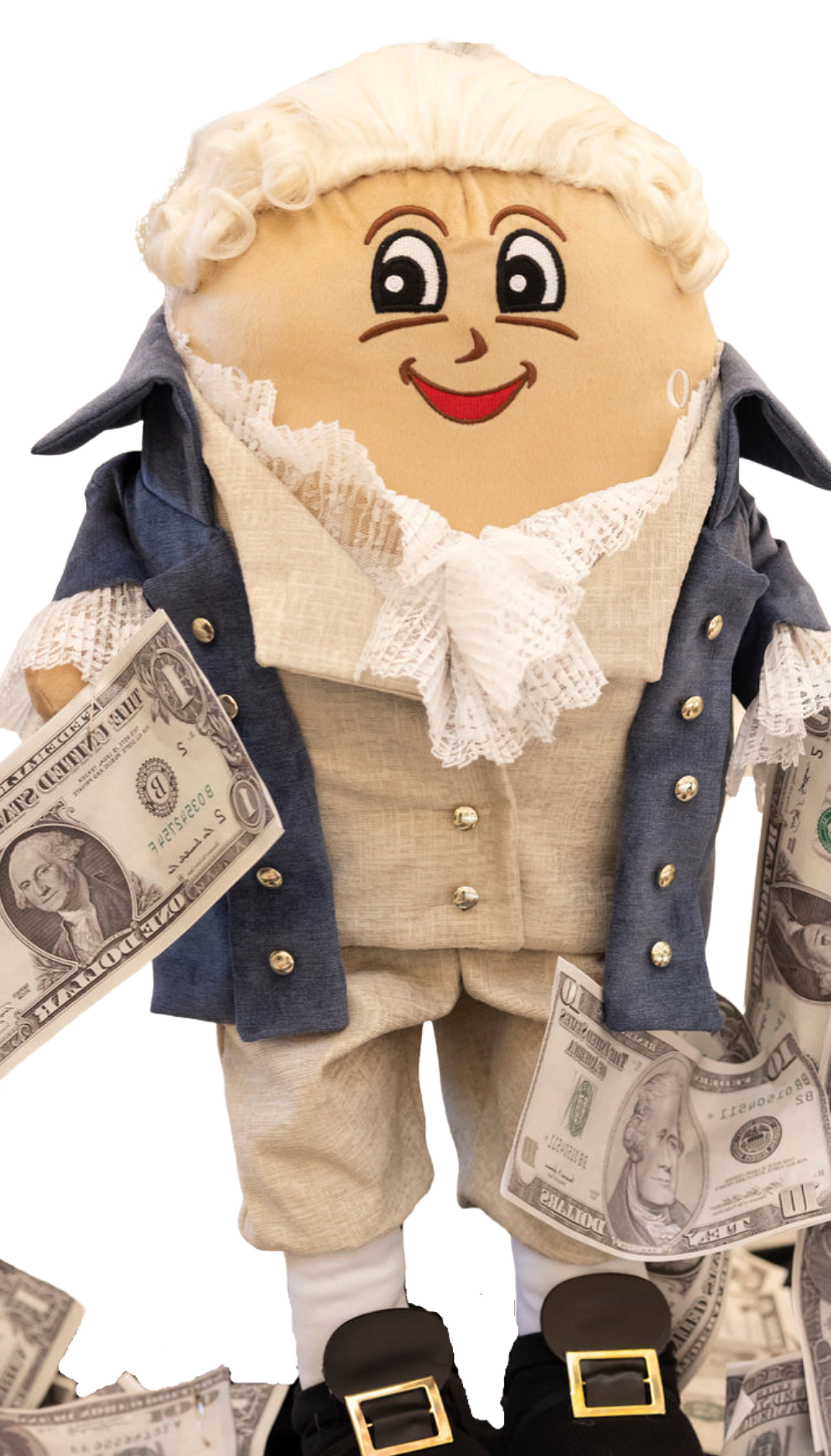 Alexander Hamiltater, commonly mistaken for Alexander Hamilton, will be one of the four Revolutionary Spuds at next Wednesday's event.