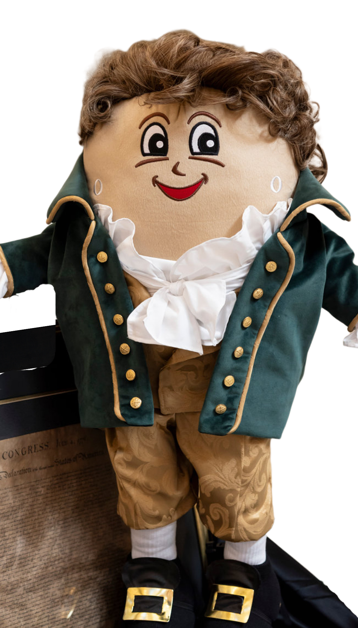 One of the Revolutionary Spuds, themed after Thomas Jefferson, known as Thomas Jefferspud.