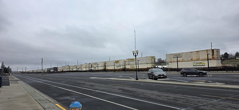 Clouds fill the sky over Ephrata on a recent spring afternoon.