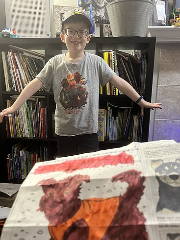 Reader art: Michael renames dog of day 'Coco'