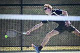 Glacier sweeps crosstown tennis dual