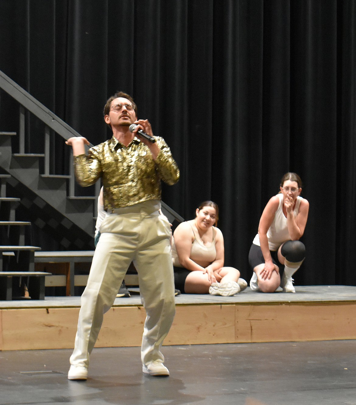 Pharoah’s dreams are perplexing, but the butler (Jeff Ames) thinks he knows a guy who can help in the Quincy Valley Allied Arts production of “Joseph and the Amazing Technicolor Dreamcoat.”