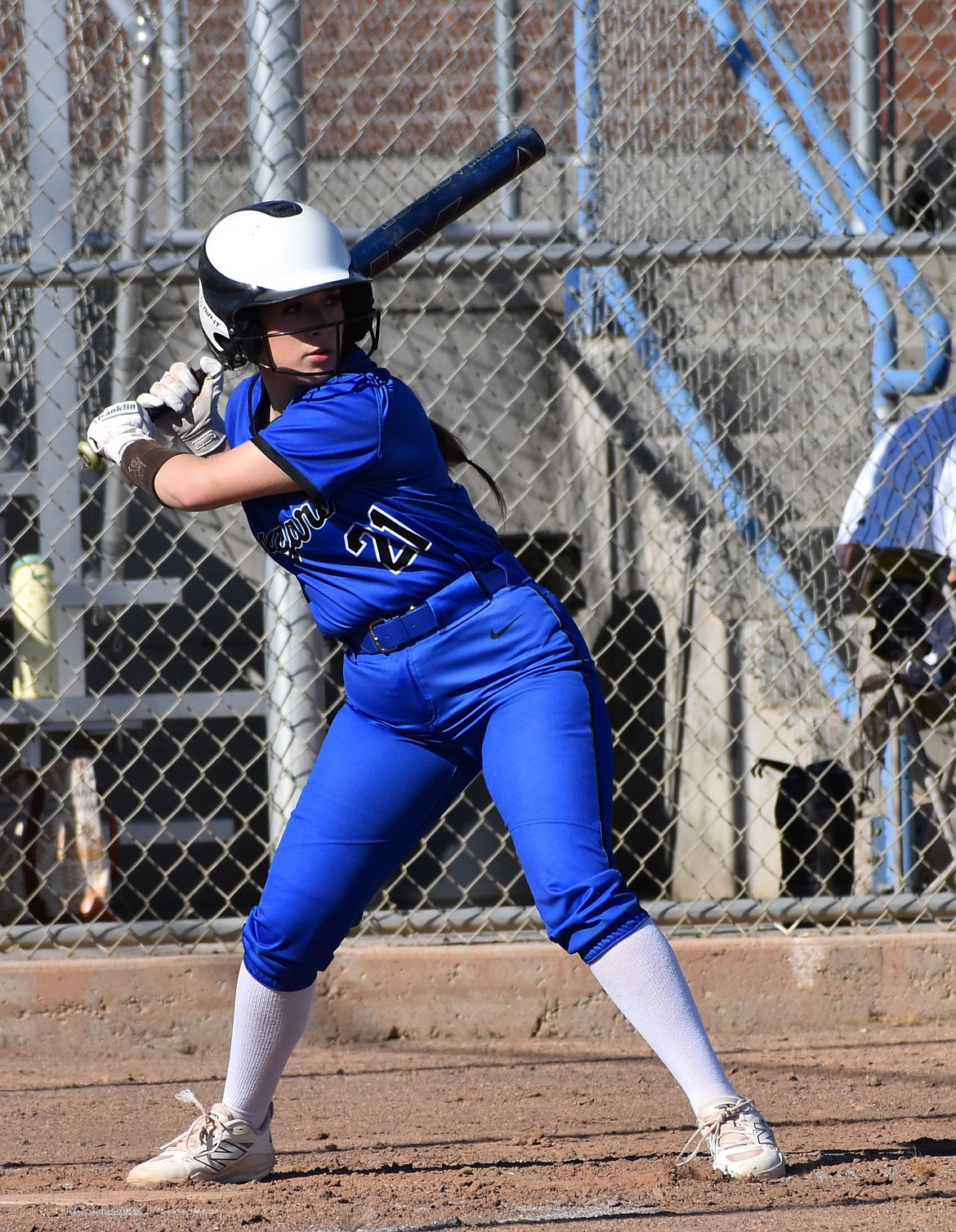 Miranda Martinez from Warden steps up to bat against Lake Roosevelt Thursday afternoon.