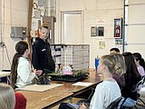 Youth learn during 4-H small animal clinic