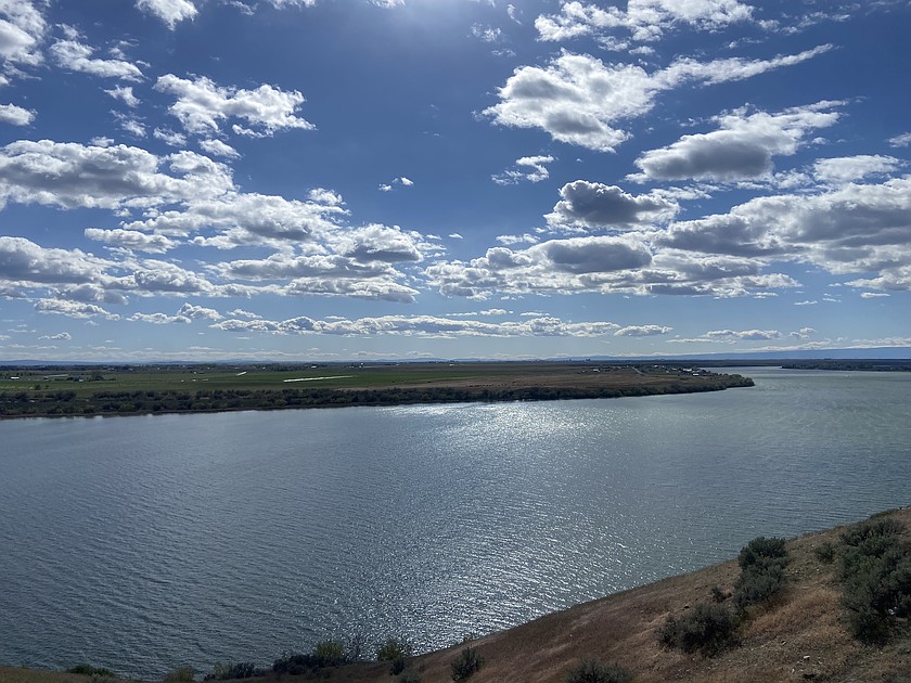 Sun sparkles off Moses Lake on Thursday afternoon.