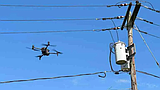 FEC using drones for power line inspections