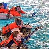 Design is everything in cardboard boat race