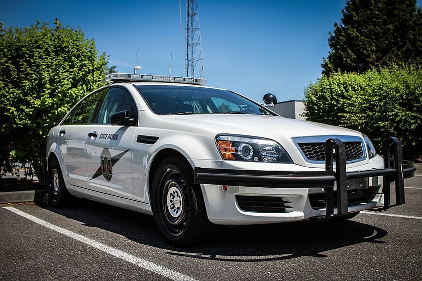 A collision near Moses Lake left a driver and a passenger dead Sunday afternoon.
