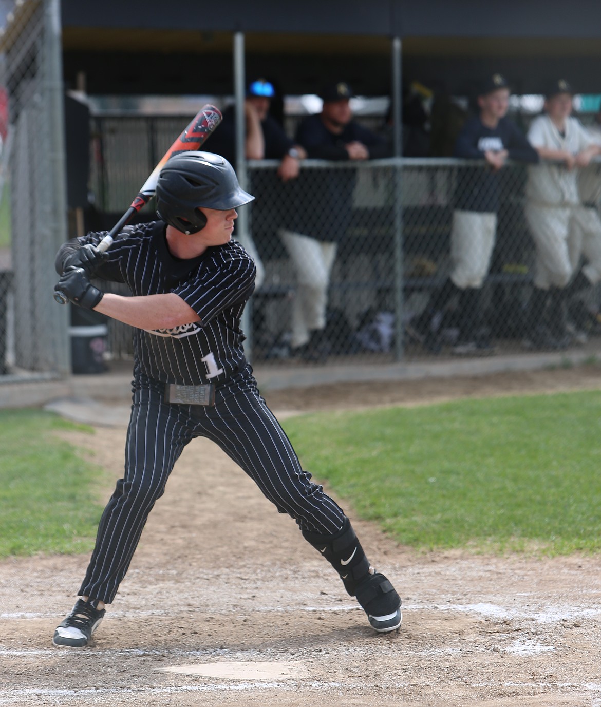 Harvest Parrish steps up to bat for the ACH Warriors earlier this season. Parrish scored four runs across two games against Wilbur-Creston-Keller Tuesday.