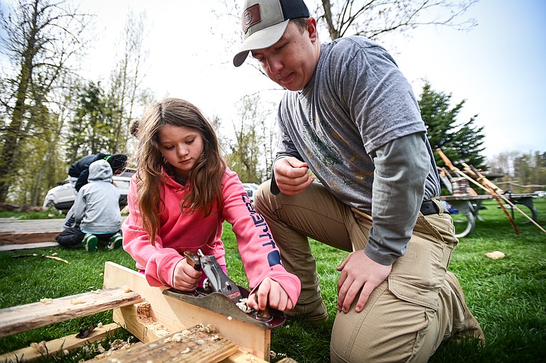 PHOTOS: Third-graders celebrate Arbor Day at Kalispell's Lawrence Park