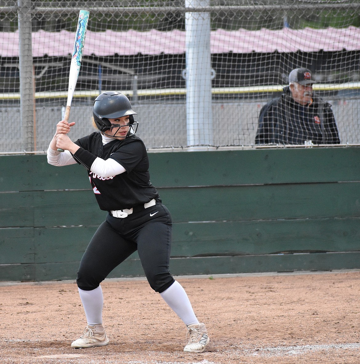 Chita Lara from the Huskies steps up to bat during Thursday’s doubleheader against the Tigers.
