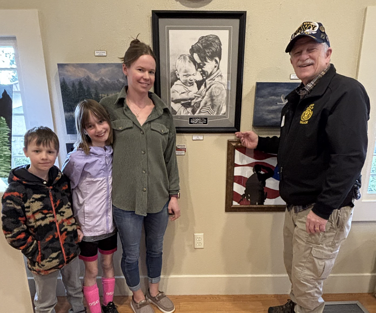 Student art found at VFW on display at Jacklin Arts and Cultural Center