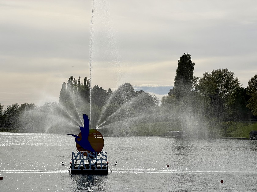 One of the signs that summer really is coming is the return of the fountain to Moses Lake.