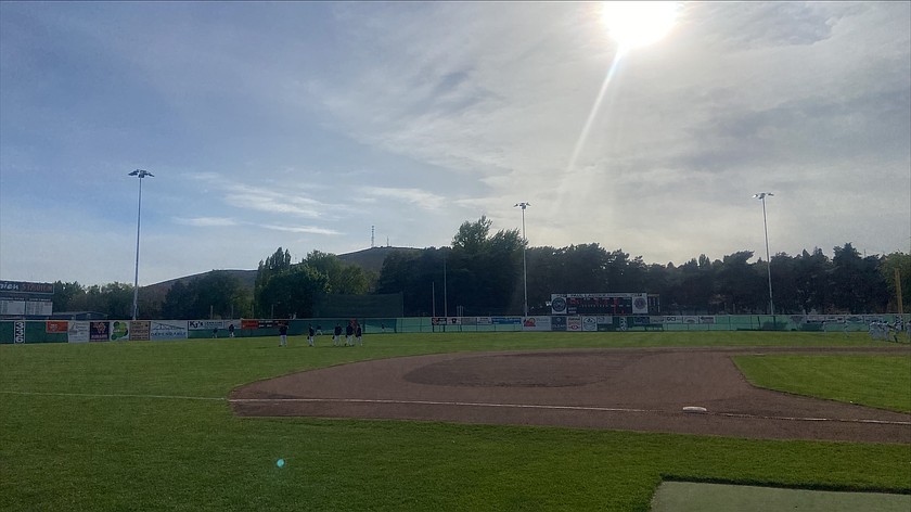 Ephrata baseball players take the field before a game Tuesday.