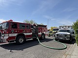 House fire closes section of Daisy Street North in Soap Lake