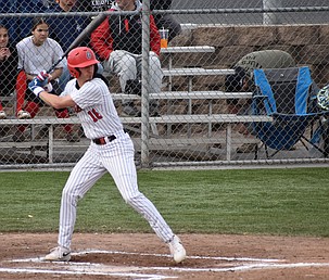 Huskies senior Quade Gonzalez steps up to bat during a previous home game this season. The Huskies begin their postseason push at home this week.