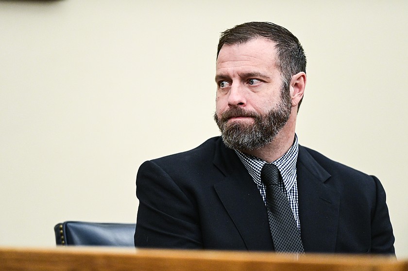 Jeffrey Scott Serio is shown during his trial in Flathead County District Court on Tuesday, May 5. (Casey Kreider/Daily Inter Lake)
