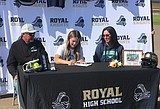 Jill Allred signs to Vikings softball
