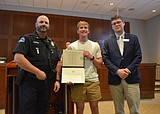 Man receives Humanitarian Award for saving a life