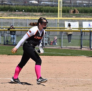 Tigers pitcher Haley Trusty prepares to throw a pitch during a previous road game this season.