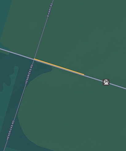 Brush fire closes Hwy 24