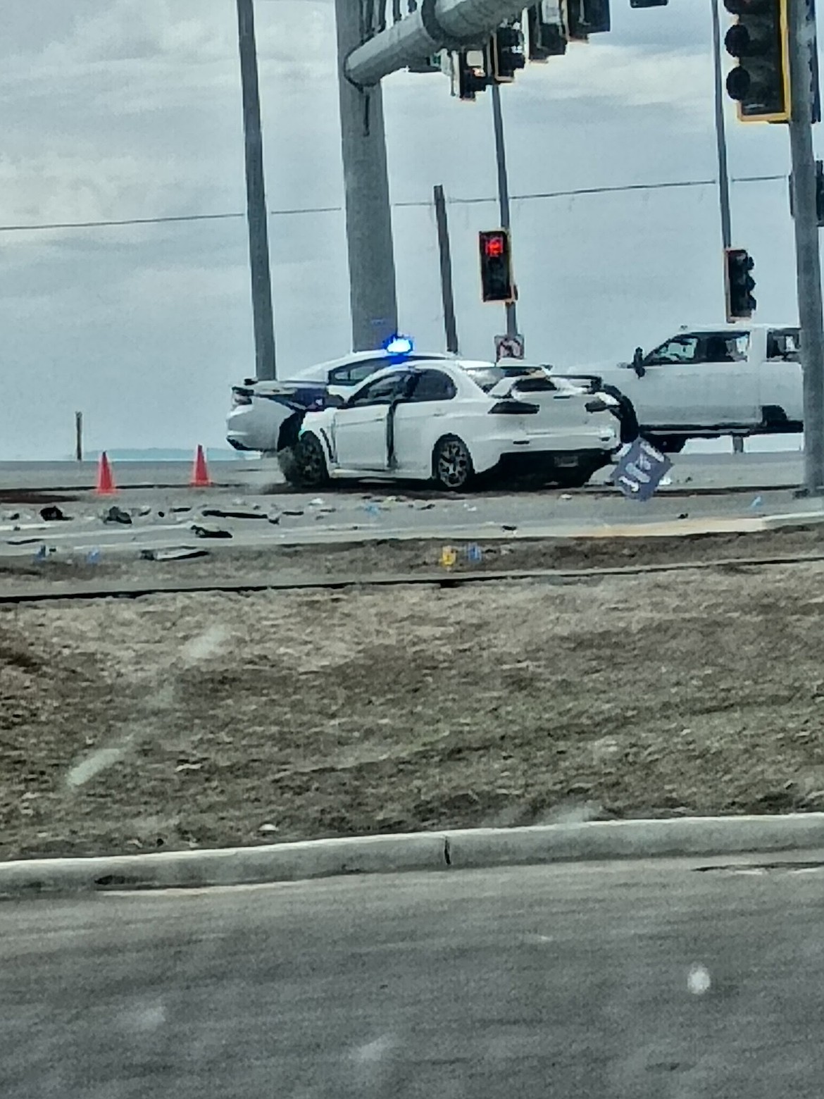 A crash involving a Rathdrum Police officer and civilian took place Sunday afternoon at the intersection of Highway 41 and Lancaster Road. Idaho State Police are investigating the crash.