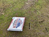 Vandalism to campaign signs reported