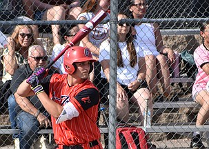 Huskies player RJay Garza steps up to bat in Tuesday’s game against East Valley.
