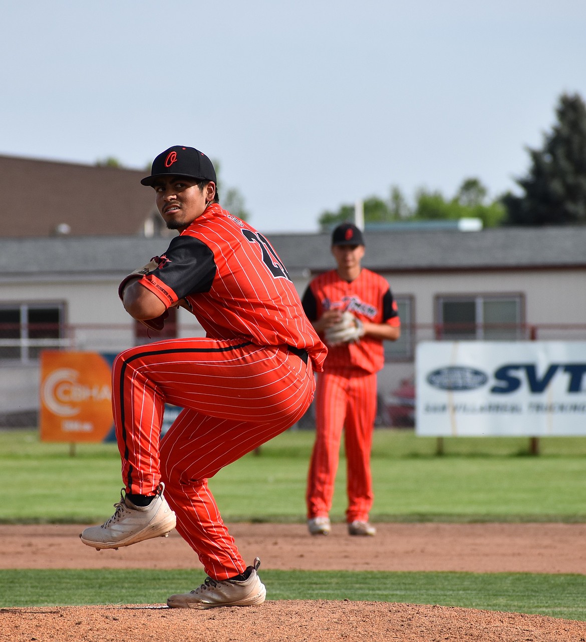 Xzyyvn Martinez from the Huskies gets ready to hurl the ball at the opposing East Valley batter Tuesday afternoon.