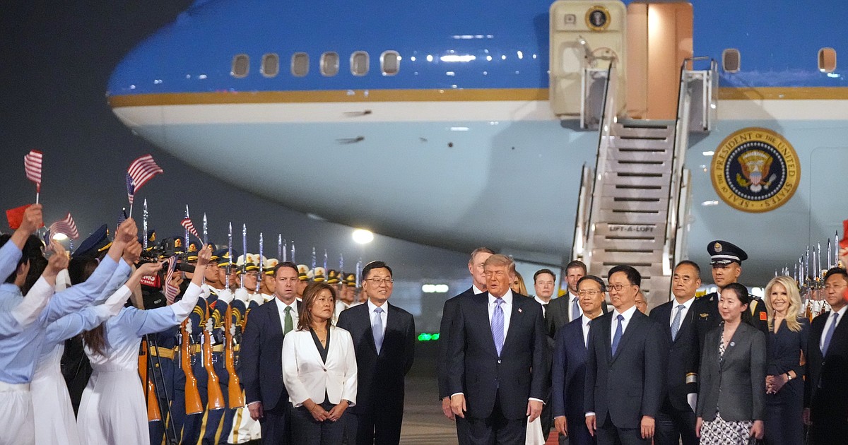 The Latest: Trump in China for Xi meeting to focus on Iran war, trade and US arms sales to Taiwa