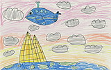 Aviation art contest winners