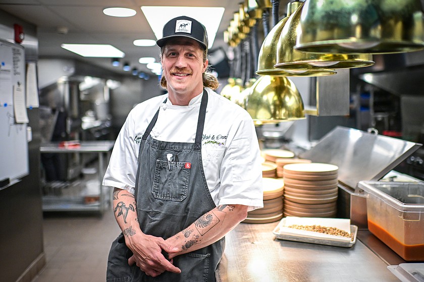 Chef Earl James Reynolds at Herb & Omni in Whitefish on Thursday, May 21. (Casey Kreider/Daily Inter Lake)