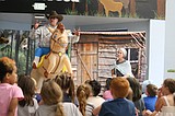 Smokey Bear and friends visit Ponderosa Elementary School