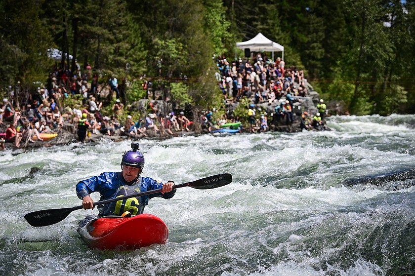 PHOTOS: Kayakers battle the Wild Mile at Bigfork Whitewater Festival