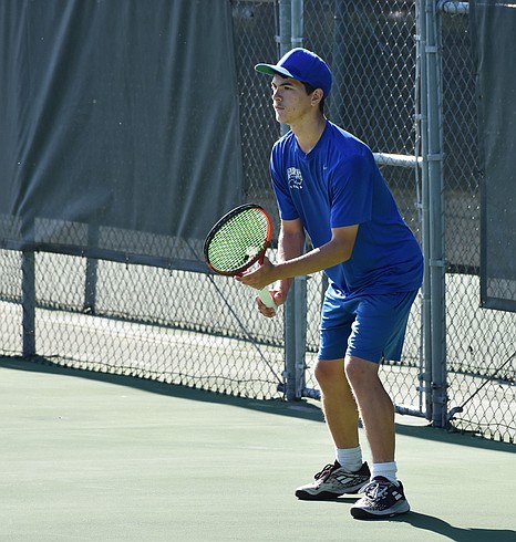 Eagles’ Ewing and Knights’ Orth compete at state tennis