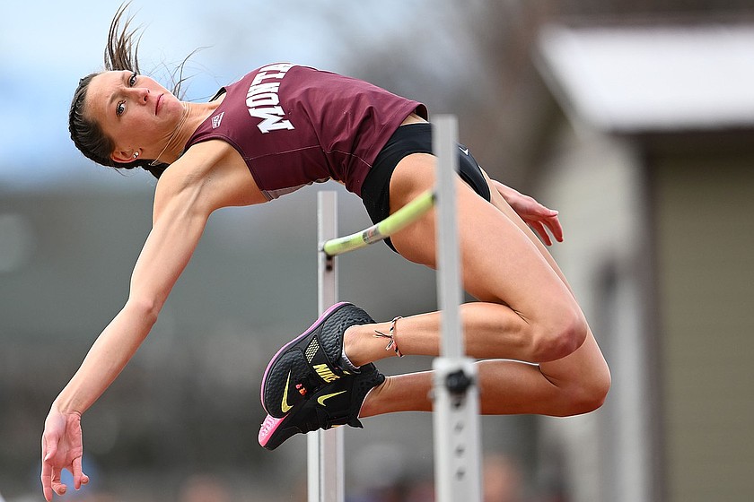 Erin Wilde competed in the high jump at the Al Manuel Invitational. (Ryan Brennecke/ University of Montana FILE)