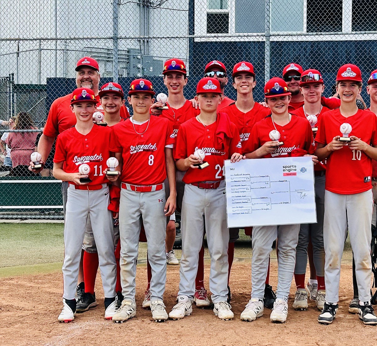 Sandpoint Sasquatch 14U wins Spokane Indians Memorial Day Super Bash