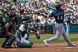 Refsnyder, Rodríguez hit 3-run HRs as Mariners top Athletics 9-1, move into 1st place in AL West