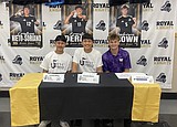 Three Knights sign to play collegiate soccer