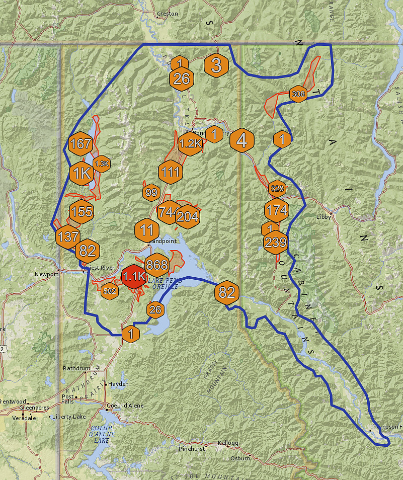 Storm causing downed trees, fires, outages