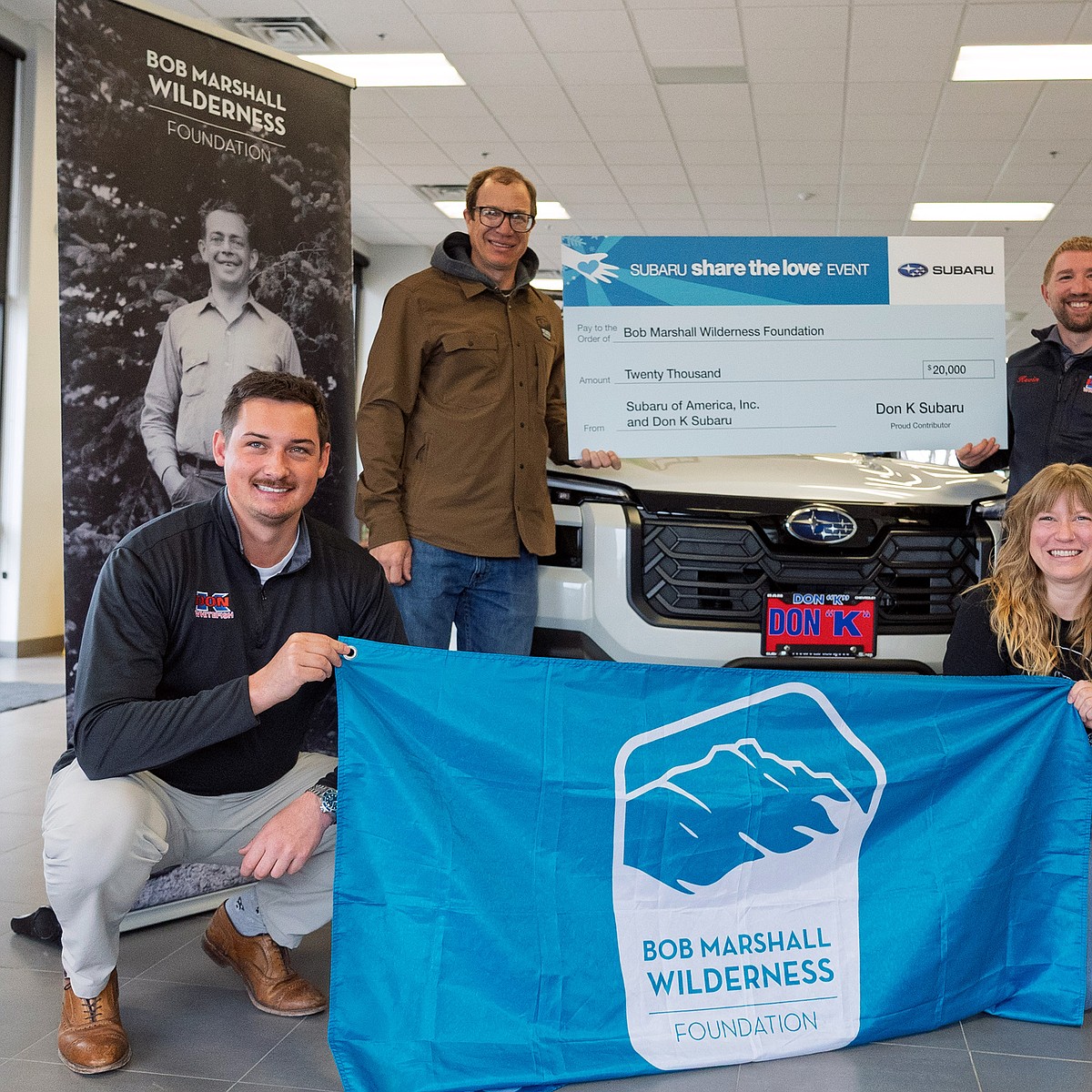 Don ‘K’ Subaru supports Bob Marshall Wilderness Foundation