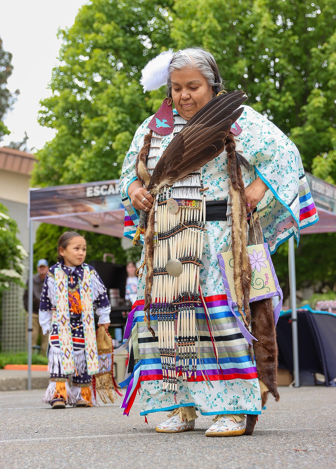 Dancers from different generations took to the stage as part of the opening ceremonies at the Post Falls - The Early Years Historical Food Festival.